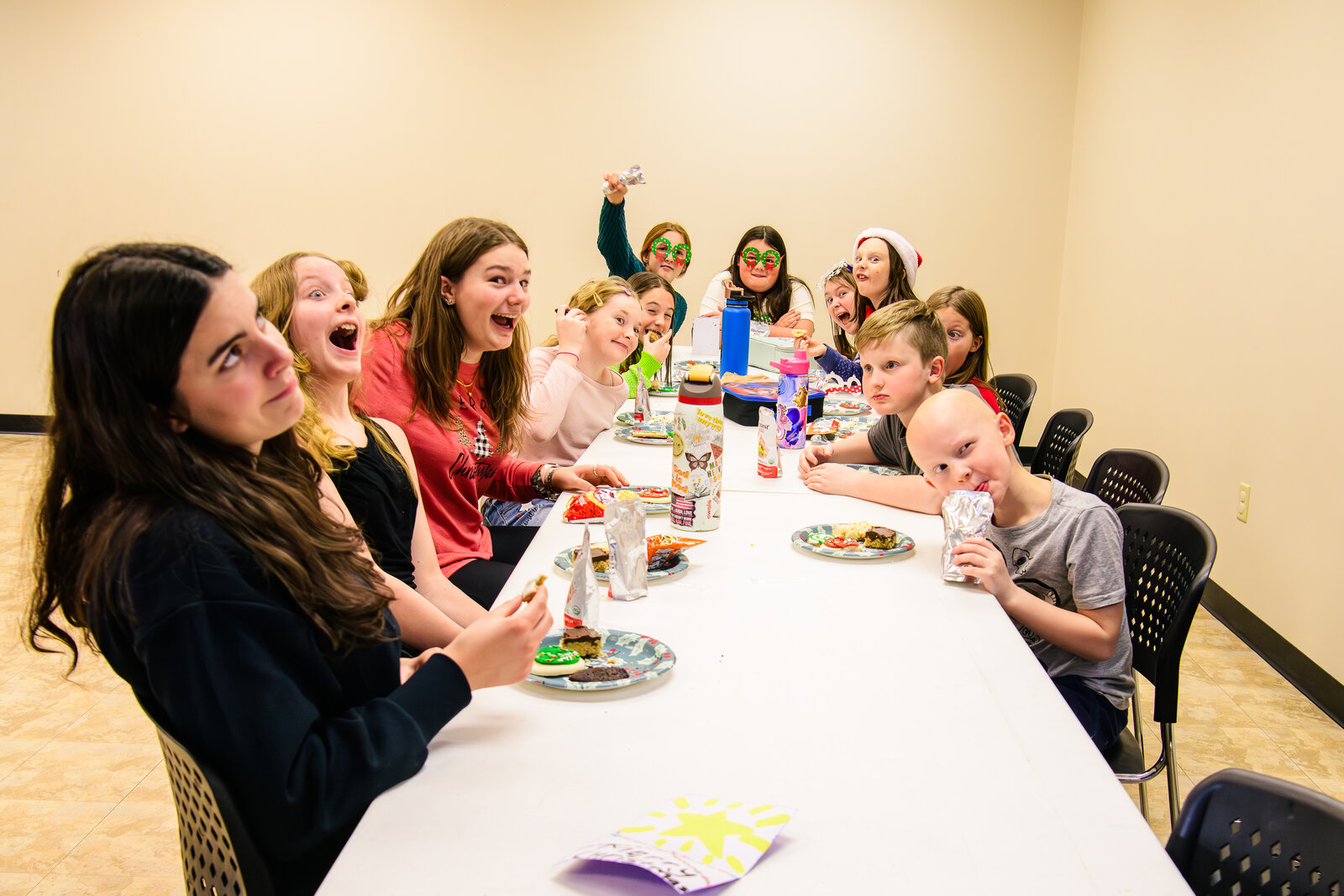 Christmas snack break